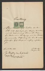 k.k. naturhistorisches Hofmuseum, Intendanzakten 1885-1896 (Hauer), Aktenzahl Z.652/1893, Seite 27